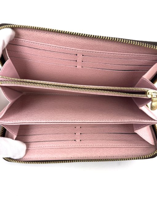 Louis Vuitton Monogram Rose Ballerine Zippy Wallet 19