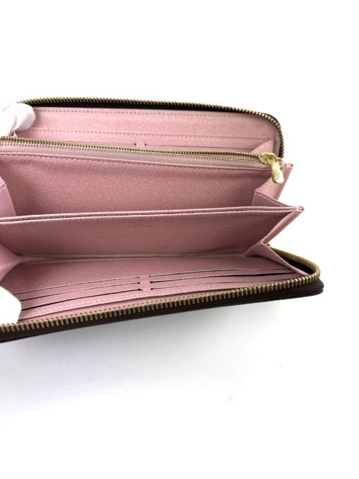 Louis Vuitton Monogram Rose Ballerine Zippy Wallet 18