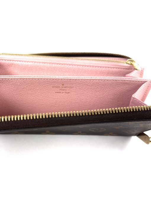 Louis Vuitton Monogram Rose Ballerine Zippy Wallet 17