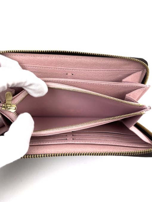 Louis Vuitton Monogram Rose Ballerine Zippy Wallet 16