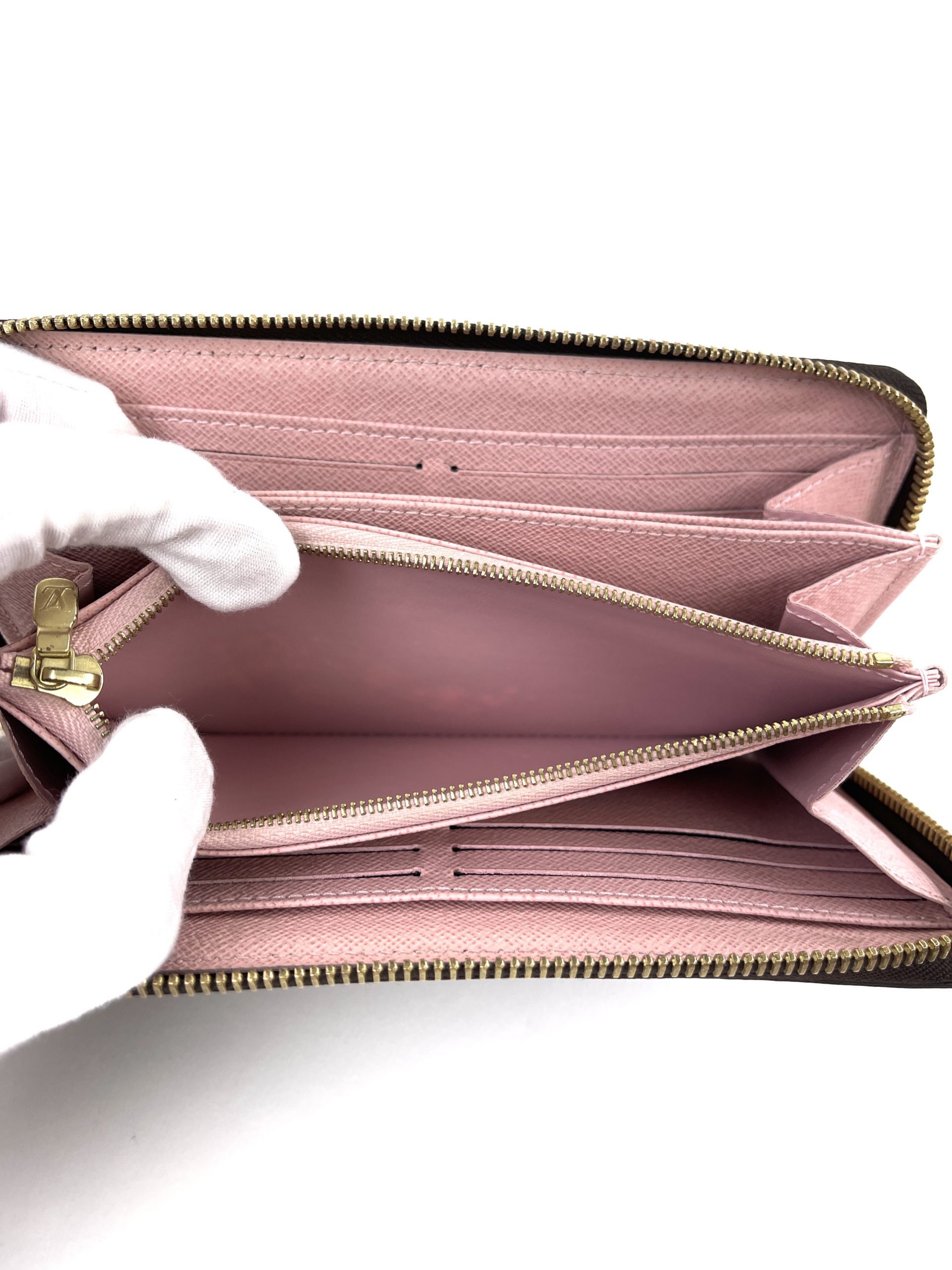 Louis Vuitton Monogram Rose Ballerine Zippy Wallet - A World Of