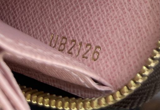Louis Vuitton Monogram Rose Ballerine Zippy Wallet 15