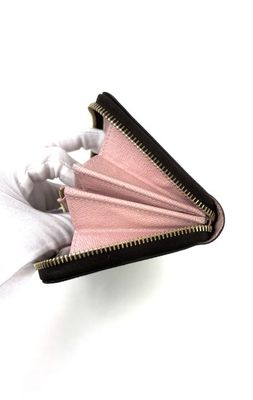Louis Vuitton Monogram Rose Ballerine Zippy Wallet 18