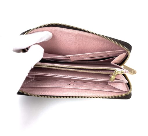 Louis Vuitton Monogram Rose Ballerine Zippy Wallet 12