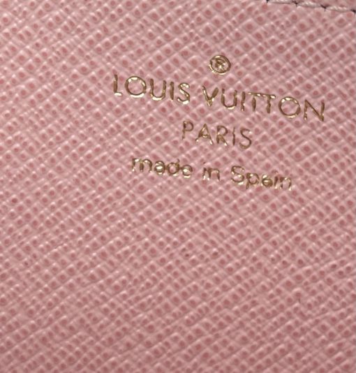Louis Vuitton Monogram Rose Ballerine Zippy Wallet 11