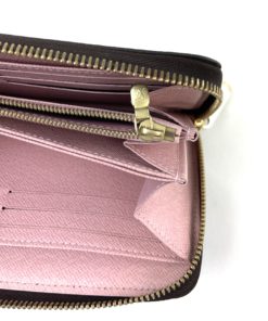 Louis Vuitton Monogram Rose Ballerine Zippy Wallet