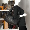 Gucci GG Black Leather Large Tassel Hobo 2