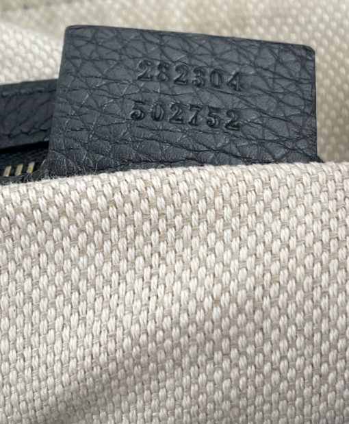 Gucci GG Black Leather Large Tassel Hobo 9