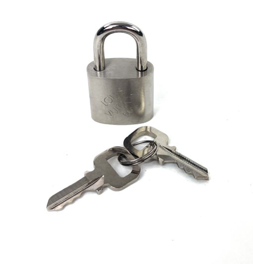 Louis Vuitton Silver Lock and Key 322 5