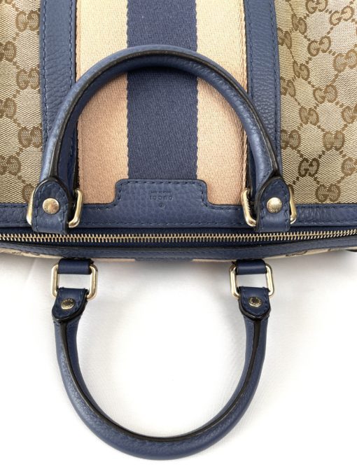 Gucci GG Boston Bag Blue and Pink 27