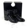 Chanel Black Two Tone Duffle Boots 9