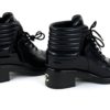 Chanel Black Two Tone Duffle Boots 2