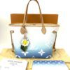 Louis Vuitton Neverfull By Pool Bleu MM Giant Monogram 3