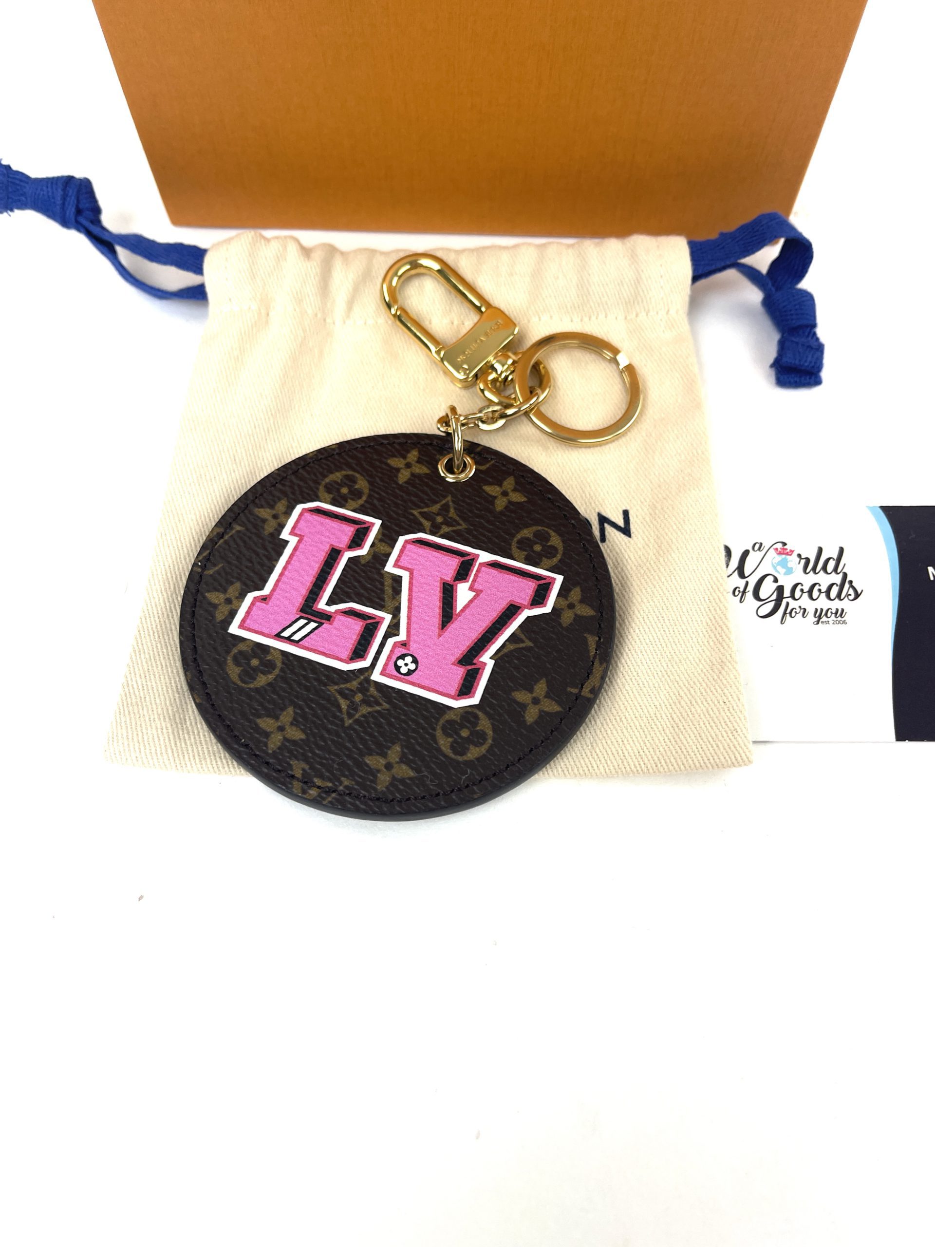 Louis Vuitton Monogram Stories Bag Charm Key Holder - A World Of Goods For  You, LLC