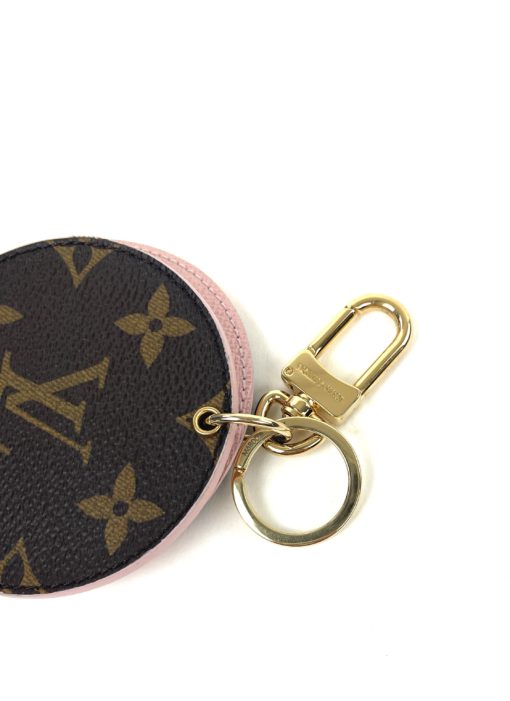 Louis Vuitton Monogram Mirror Bag Charm Key Holder Rose Ballerine 5