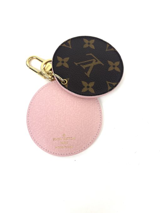Louis Vuitton Monogram Mirror Bag Charm Key Holder Rose Ballerine 7