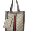 Gucci Large Beige/Tan GG Coated Canvas/Leather Ophidia Tote Bag with pouch 4
