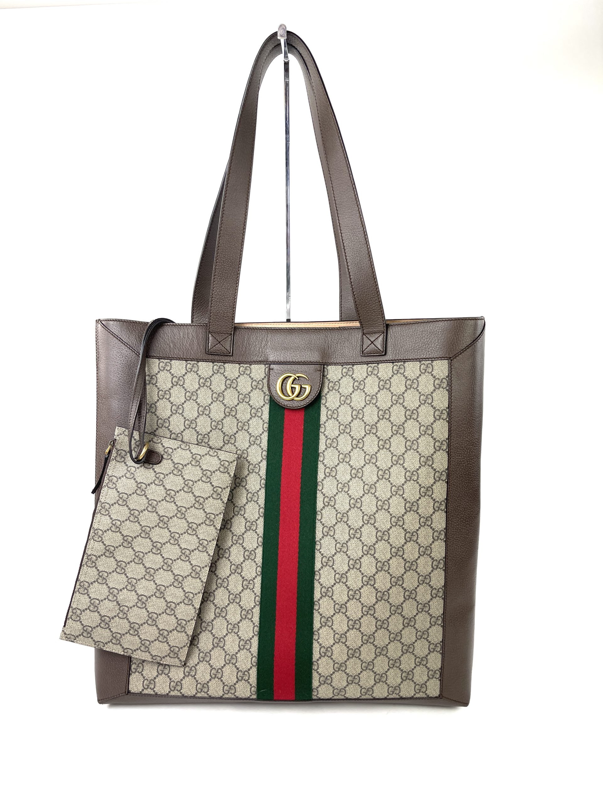 Vintage Gucci GG Tan Coated Canvas Satchel - A World Of Goods For You, LLC