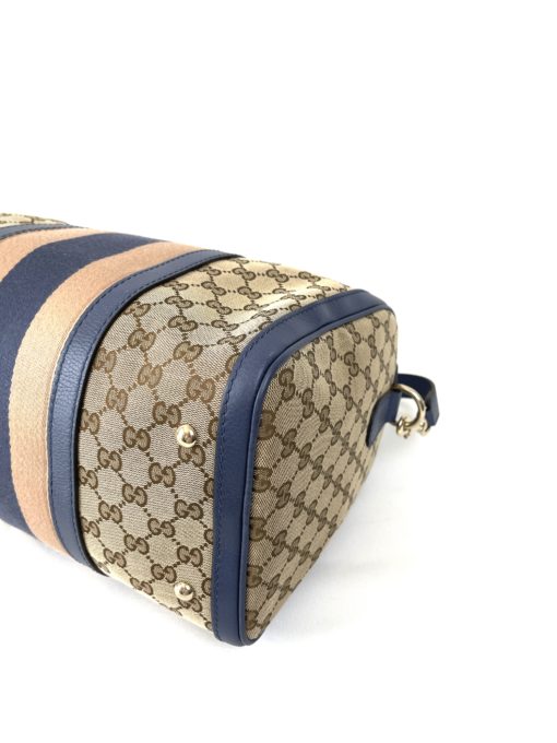 Gucci GG Boston Bag Blue and Pink 21
