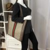 Gucci Large Beige/Tan GG Coated Canvas/Leather Ophidia Tote Bag with pouch 2