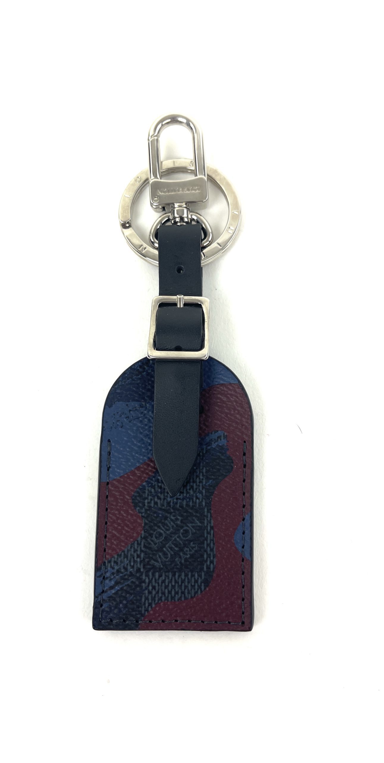 Louis Vuitton Damier Graphite Camouflage Luggage Tag Rare - A