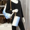 Louis Vuitton Neverfull By Pool Bleu MM Giant Monogram 2