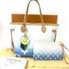 Louis Vuitton Neverfull By Pool Bleu MM Giant Monogram 19