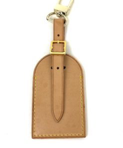 Louis Vuitton Vachetta Luggage Tag with Vivienne Stamp