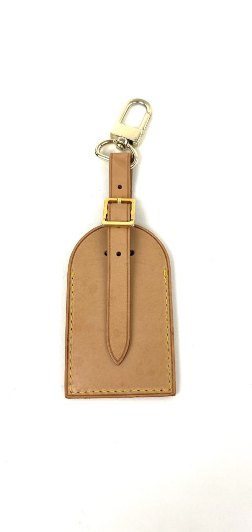Louis Vuitton Vachetta Luggage Tag with Vivienne Stamp 4