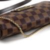 Louis Vuitton Damier Ebene Eva Crossbody Clutch 6