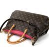 Louis Vuitton Monogram Pallas MM with Hot Pink 11