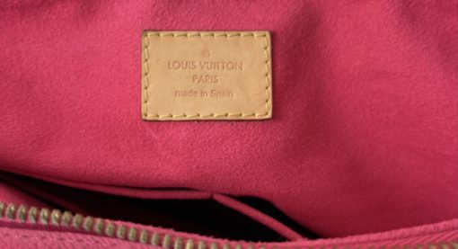 Louis Vuitton Monogram Pallas MM with Hot Pink 8