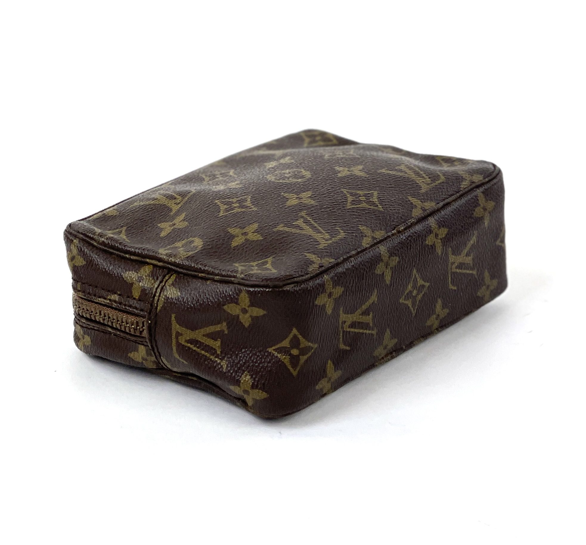 Louis Vuitton Vintage - Monogram Cosmetic Case Pouch - Brown - Leather and  Monogram Leather Pouch - Luxury High Quality - Avvenice
