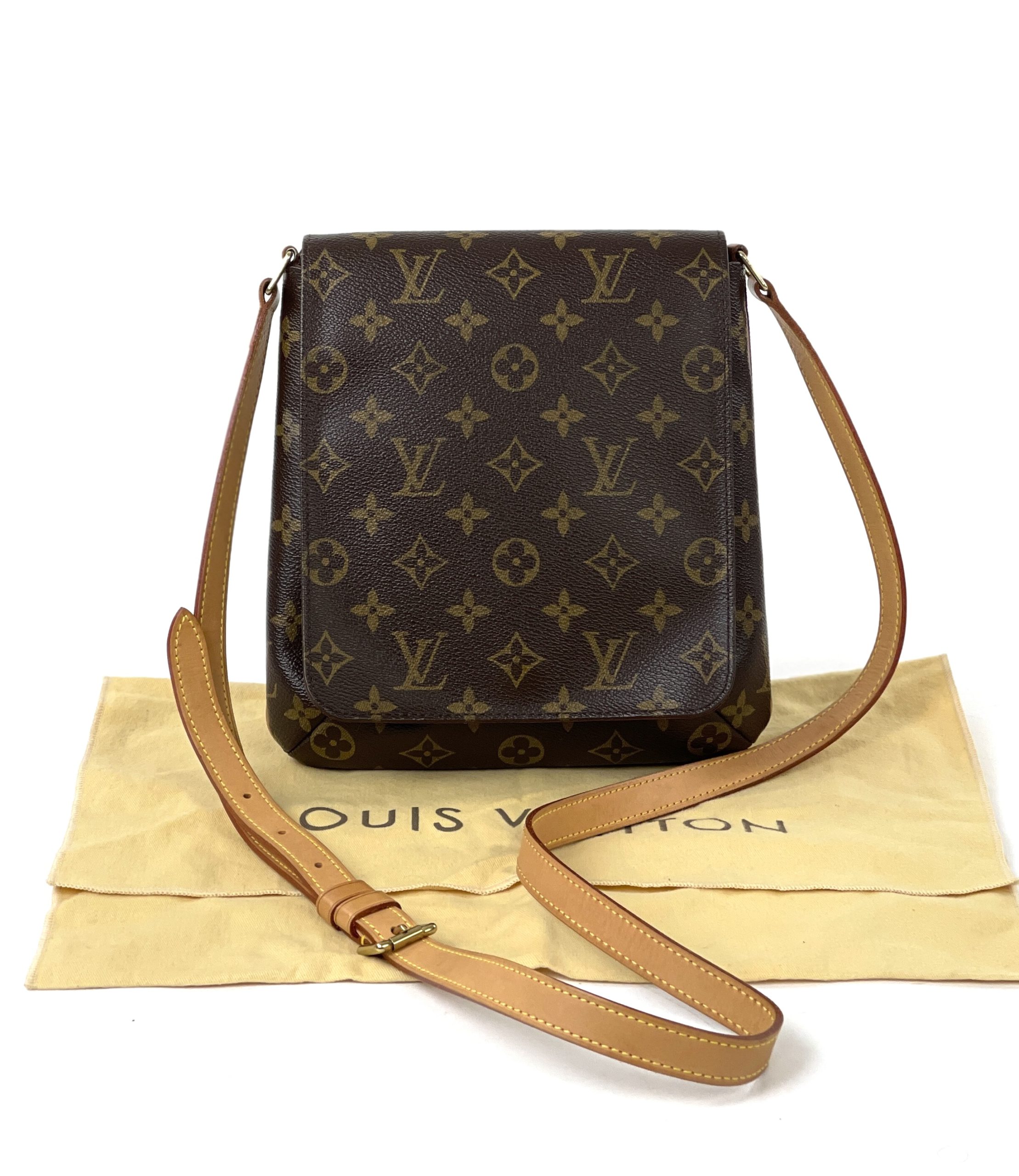 Louis Vuitton LV Monogram Musette Salsa Browns Handbag Shoulder Bag - VERY  GOOD