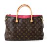 Louis Vuitton Monogram Pallas MM with Hot Pink 16