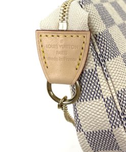 Louis Vuitton Damier Azur Mini Pouchette Accessories Tag