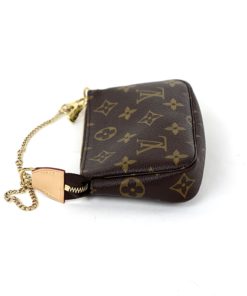 Louis Vuitton Monogram Mini Pouchette Accessories Side View