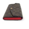 Louis Vuitton Monogram Sarah Wallet with Coquelicot Red 16