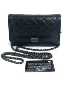 Chanel Black Lambskin Bag Card of Authenticity