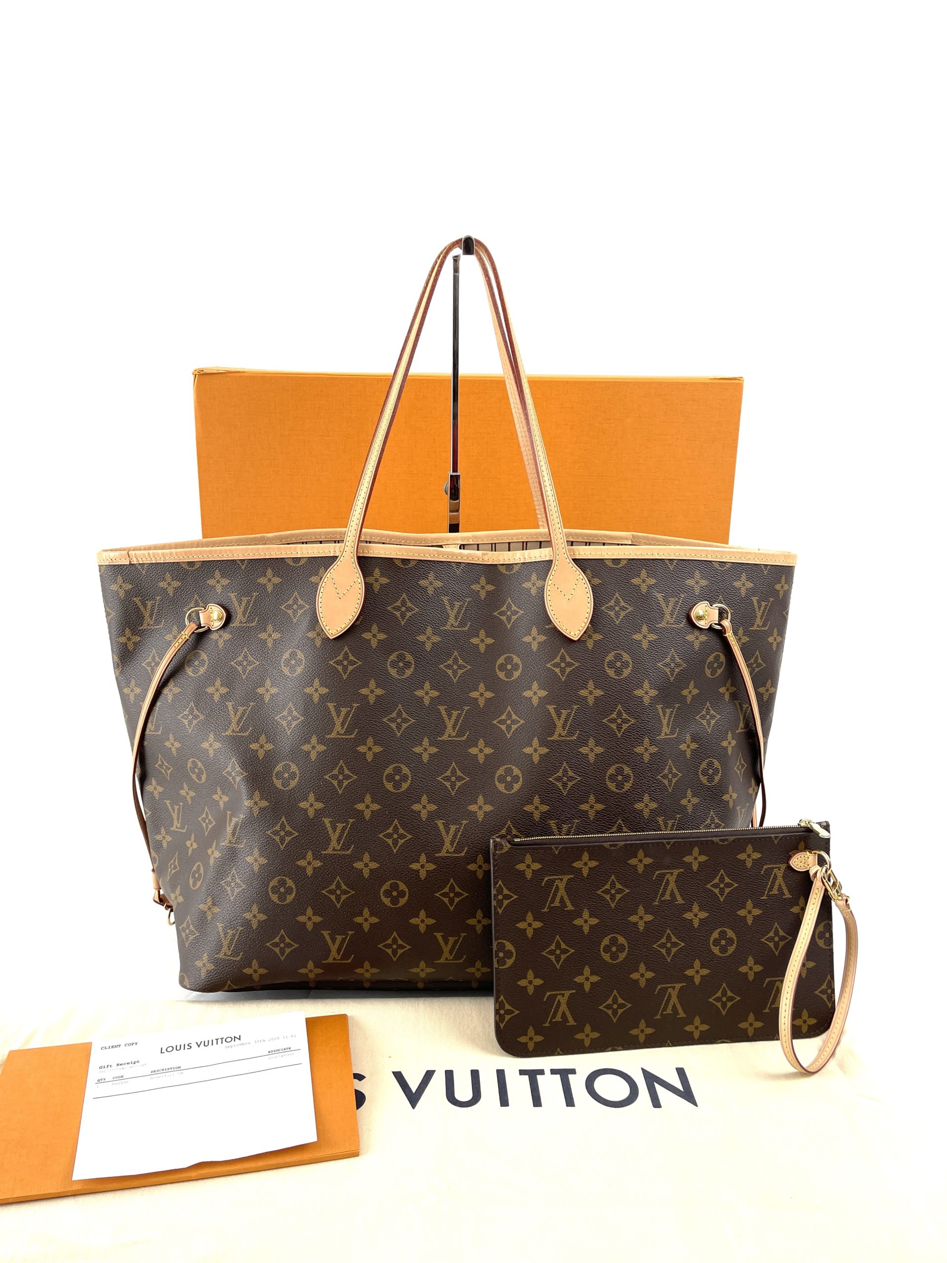 Louis Vuitton Mon Monogram Neverfull GM Tote Bag Leather ref.298868 - Joli  Closet