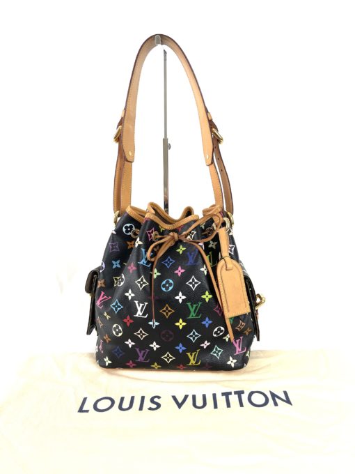 Louis Vuitton Black Multi Color Petit Noe 3