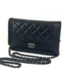 Chanel Black Lambskin Bag – Quilted Leather Boy WOC 3