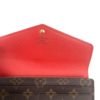 Louis Vuitton Monogram Sarah Wallet with Coquelicot Red 10