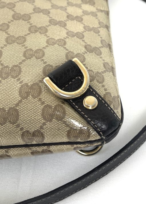 Gucci GG Tan Crystal Coated Canvas Messenger Bag 15