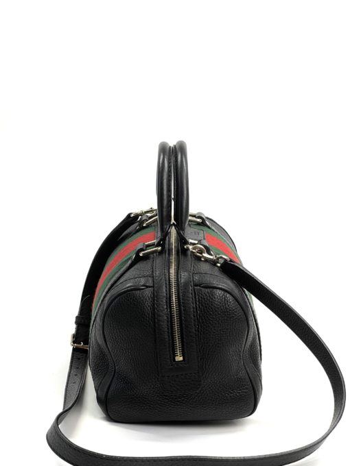 Gucci Boston Bag Black Leather 18