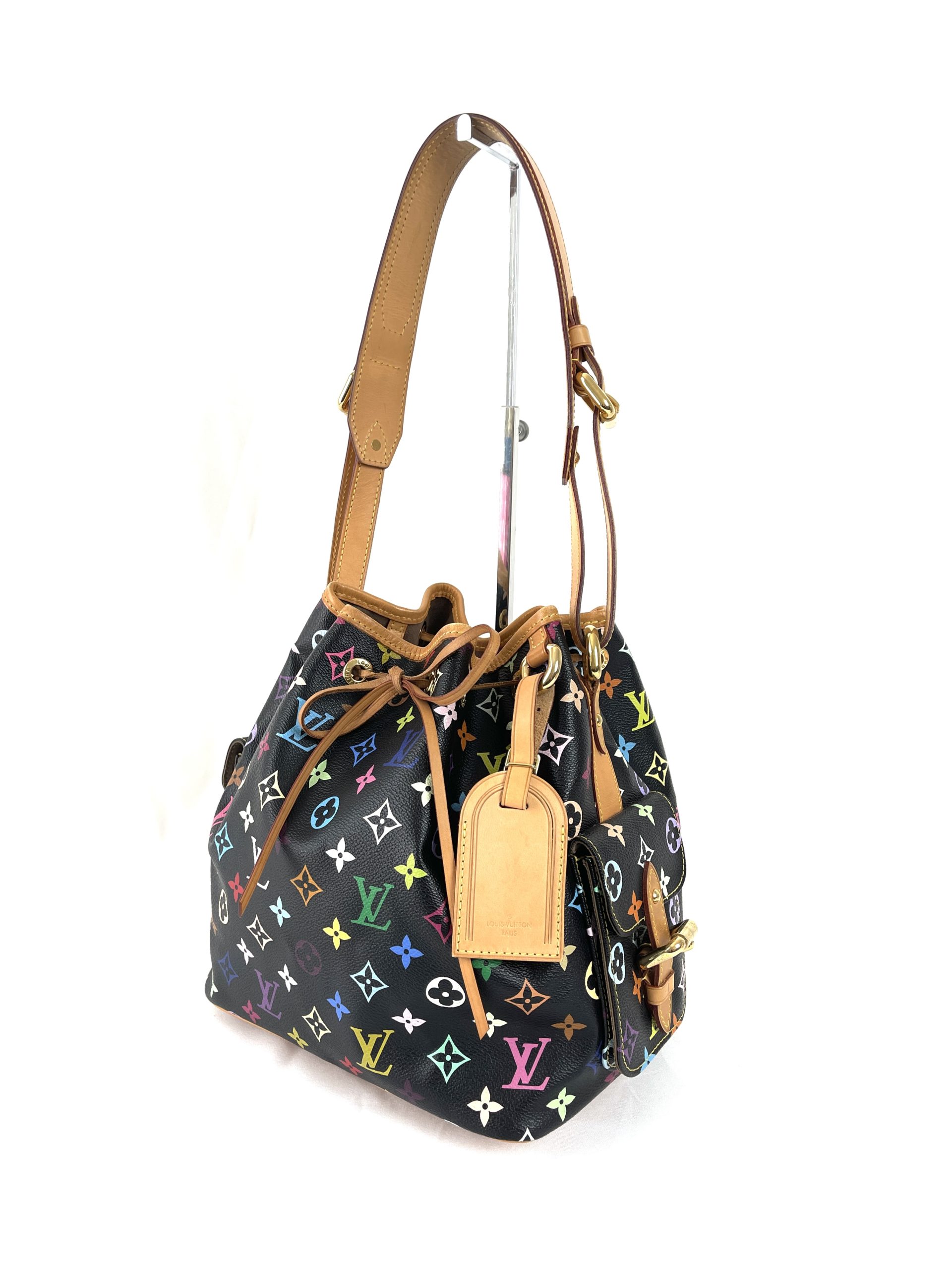 Louis Vuitton White Multicolor Petit Noe - A World Of Goods For You, LLC