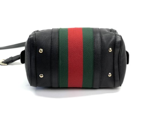 Gucci Boston Bag Black Leather 9