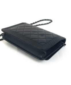 Chanel Black Lambskin Bag Rear View