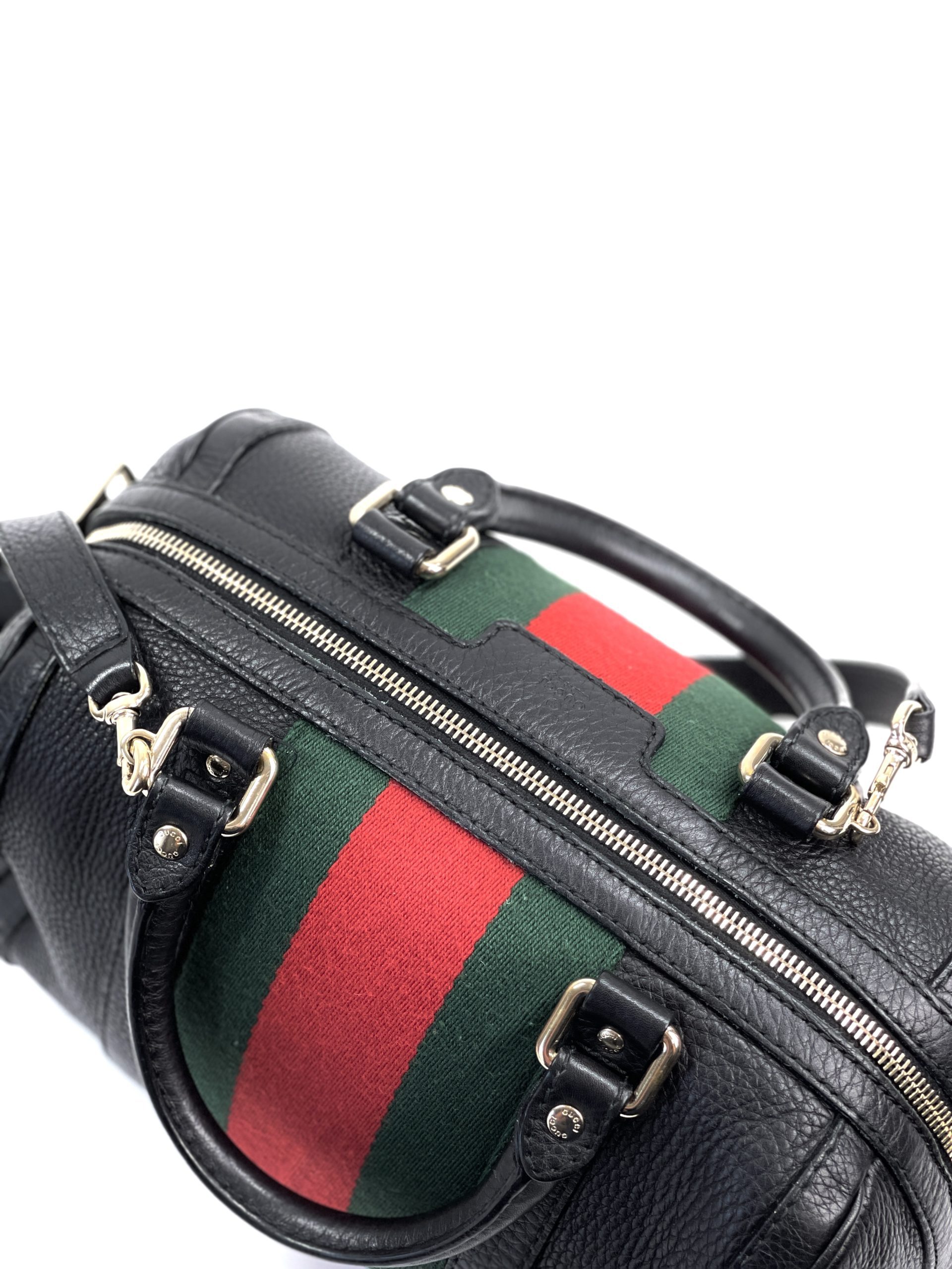 Shop GUCCI Unisex 2WAY Plain Leather Logo Outlet Boston Bags (449649,  449649 BMJ1G, 449649BMJ1G1000, 449649 BMJ1G 1000) by cocoaman