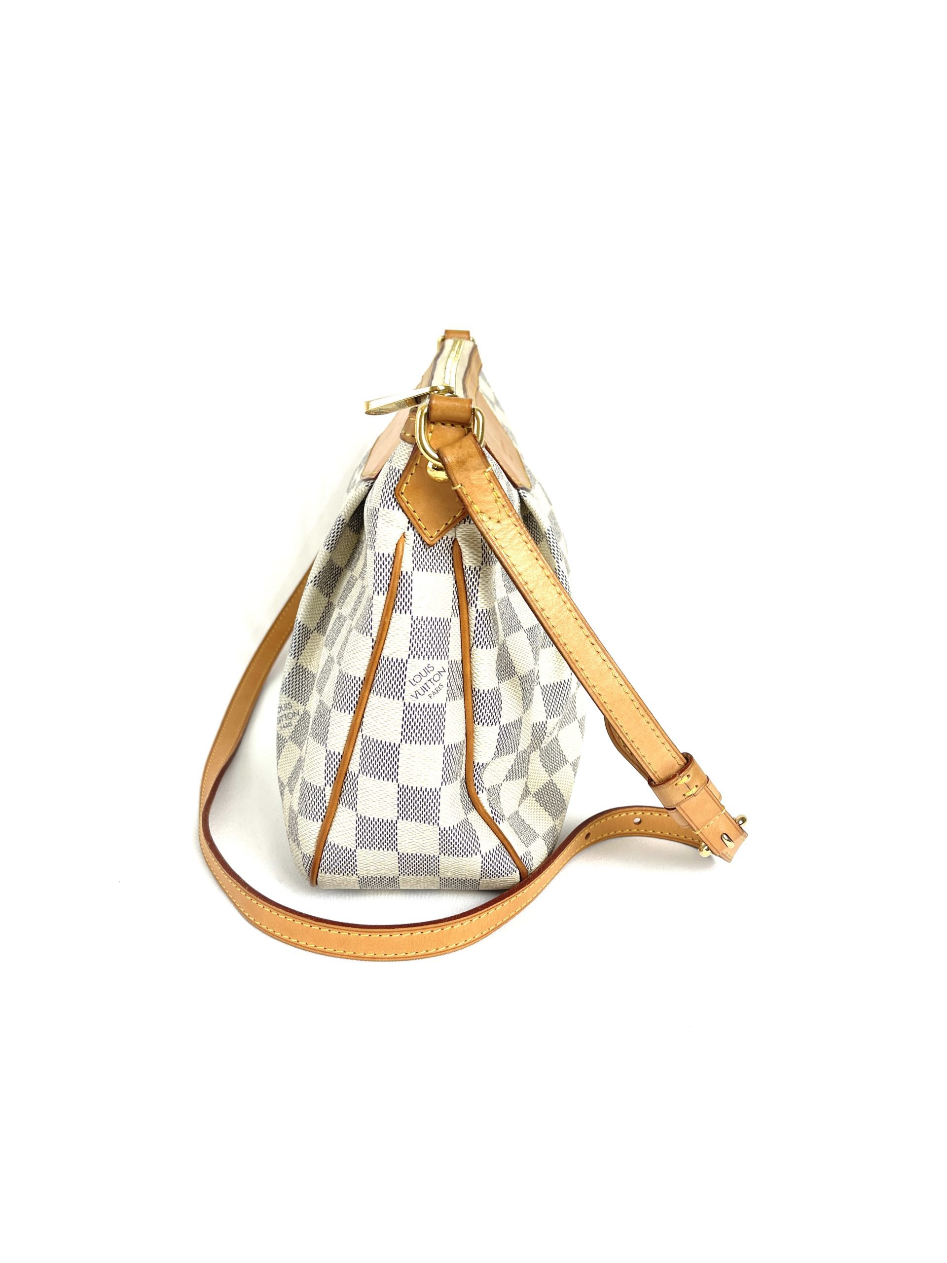 Siracusa PM Damier Azur – Keeks Designer Handbags